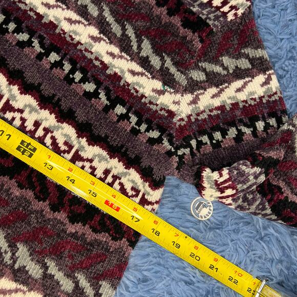 VINTAGE Designer Studio Originals Sweater Size Small Women’s Retro Chenille 90s - Picture 9 of 10